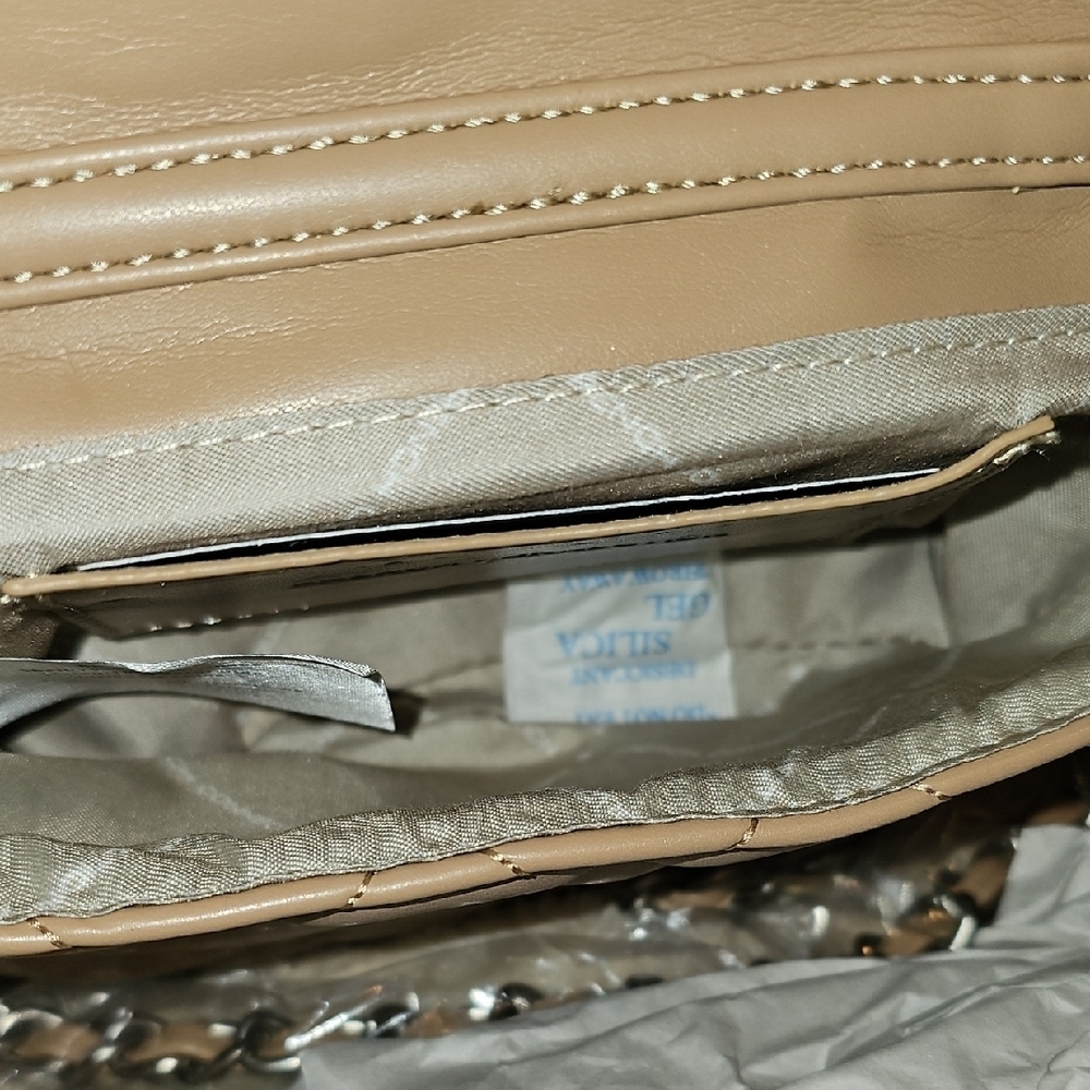 French Connection Beige Quilted Mini Bag - Picture 11 of 13